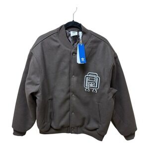 ADIDAS ORIGINALS BOMBER JACKET.  Wool Blend. Men's. Sz Large. MSRP $180